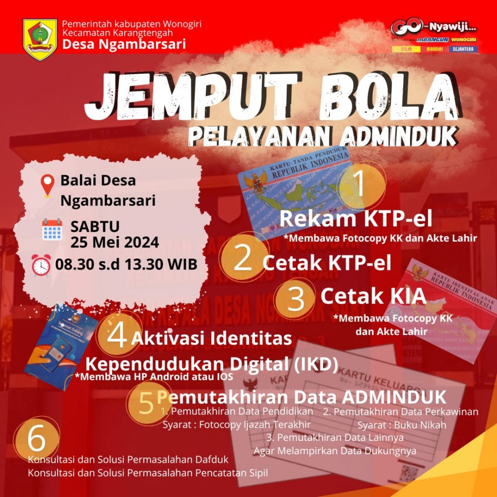 Jemput Bola IKD dan Rekam KTP